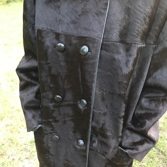 Haute Couture Guver Mallorca Hide Coat Spain - Picture 6 of 8
